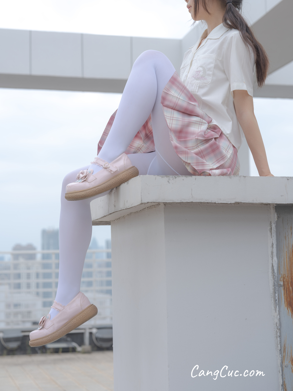 [森萝财团写真] 小圆 试拍 JKJK格子裙